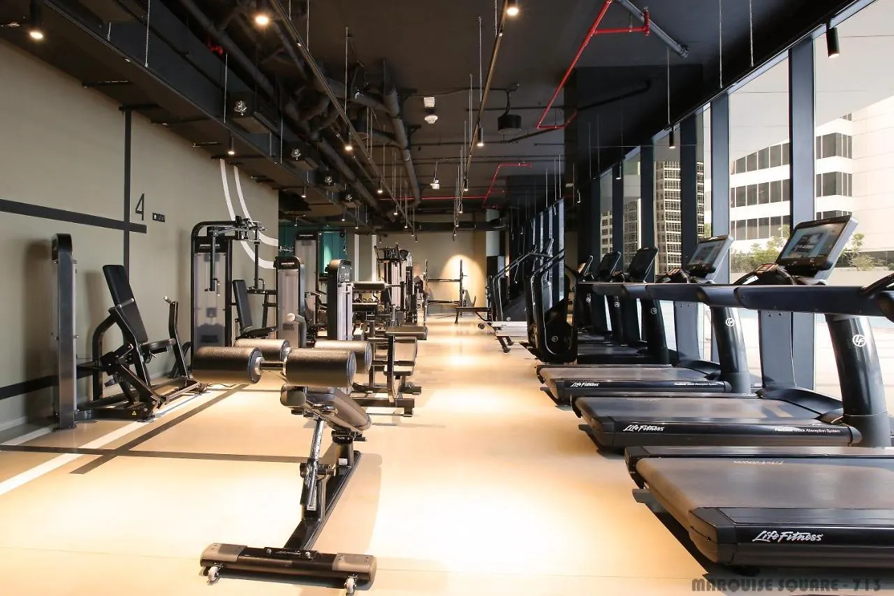 Luxury Studios With Burj Khalifa View - Marquise Square Tower Dubai 0*,
