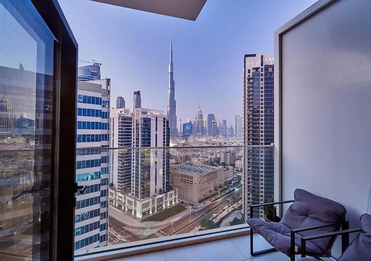 Apartment Luxury Studios With Burj Khalifa View - Marquise Square Tower Dubai Vereinigte Arabische Emirate