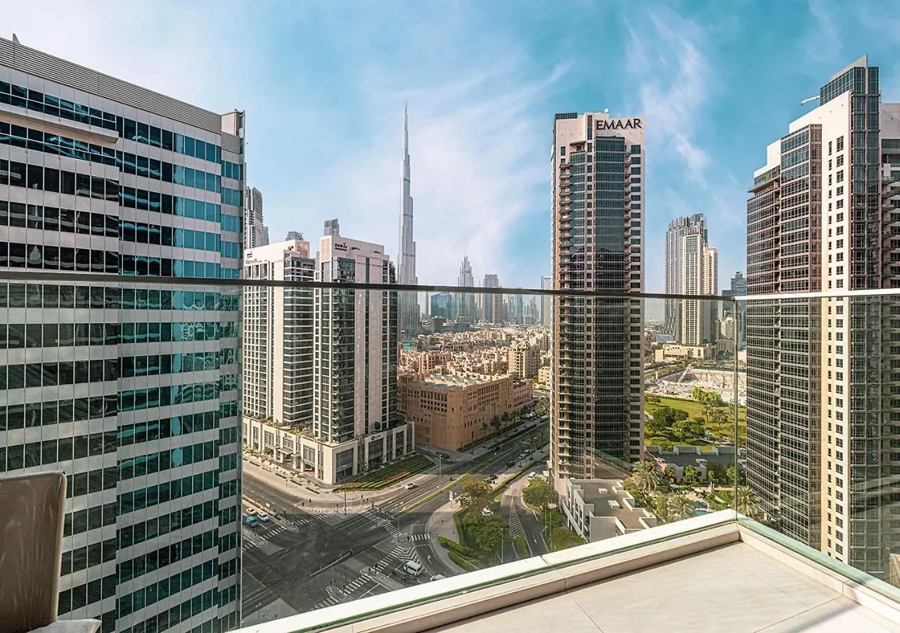 Luxury Studios With Burj Khalifa View - Marquise Square Tower Dubai
