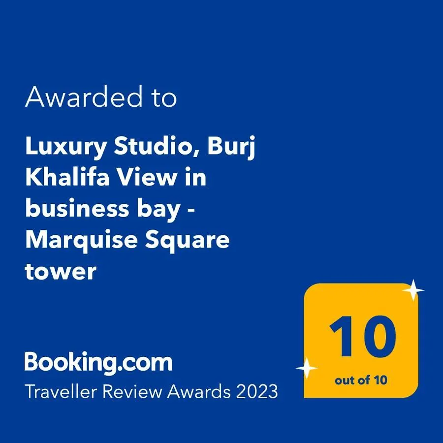 Luxury Studios With Burj Khalifa View - Marquise Square Tower Dubai Verenigde Arabische Emiraten